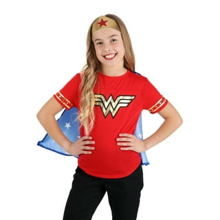 Girl superhero shirts with capes sale