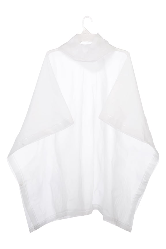 Kid's Clear Rain Poncho - Lightweight, Reusable & Packable, Classic Hooded Design with Side Snap for Easy On/Off, Waterproof Protection for Outdoor Activities