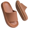 thumbnail image 1 of Kid's Cloud Slides Girls Boys Comfort Non-Slip Thick Sole Pillow Slippers, 1 of 6