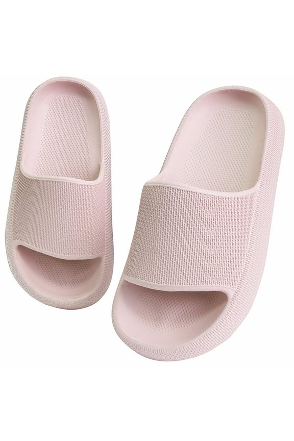 Kid's Cloud Slides Girls Boys Comfort Non-Slip Thick Sole Pillow Slippers