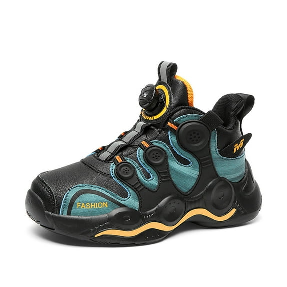 Kid's Cool Basketball Shoes Boys Sneakers Girls Trainers Comfort High top Basketball Shoes for Boys(Little Kid/Big Kid) Children Casual Sports Shoes Outdoor Wear