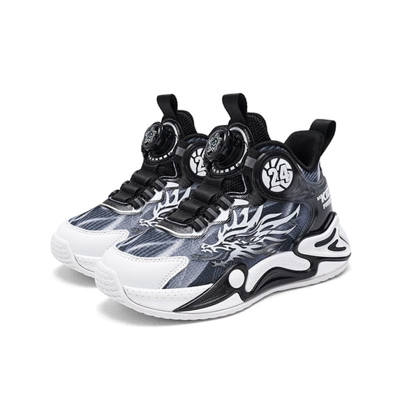 Kid's Cool Basketball Shoes Boys Sneakers Girls Trainers Comfort High top Basketball Shoes for Boys(Little Kid/Big Kid) Children Casual Sports Shoes Outdoor Wear