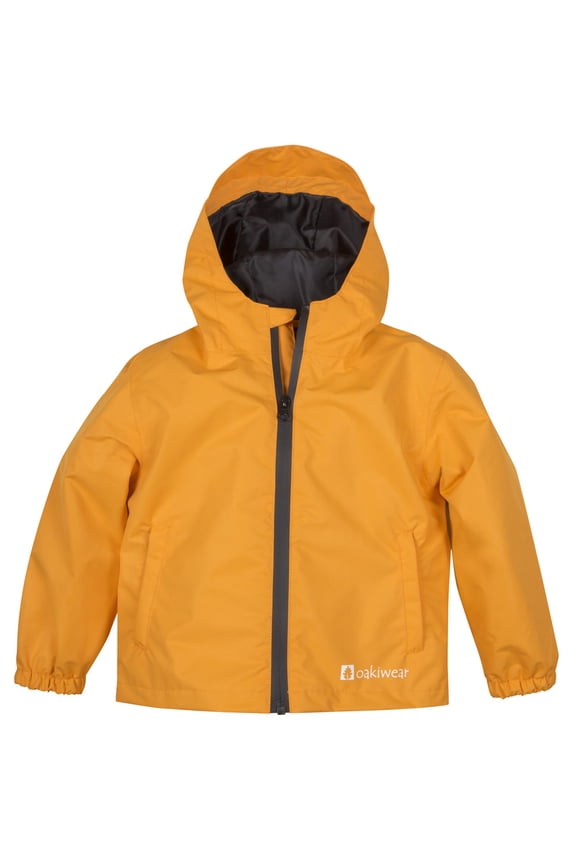 Kid's Core Rain Jacket, Lava Orange