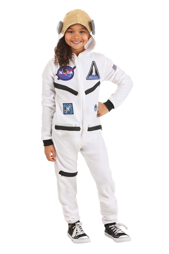 Kid's Cozy Astronaut Jumpsuit Costume