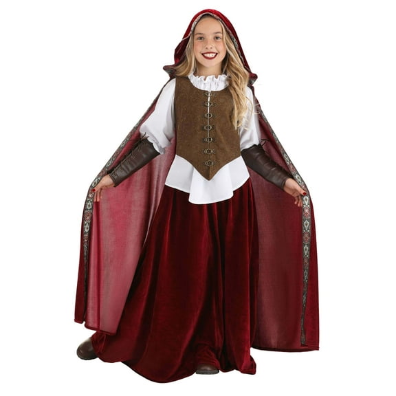 Kid's Deluxe Red Riding Hood Costume