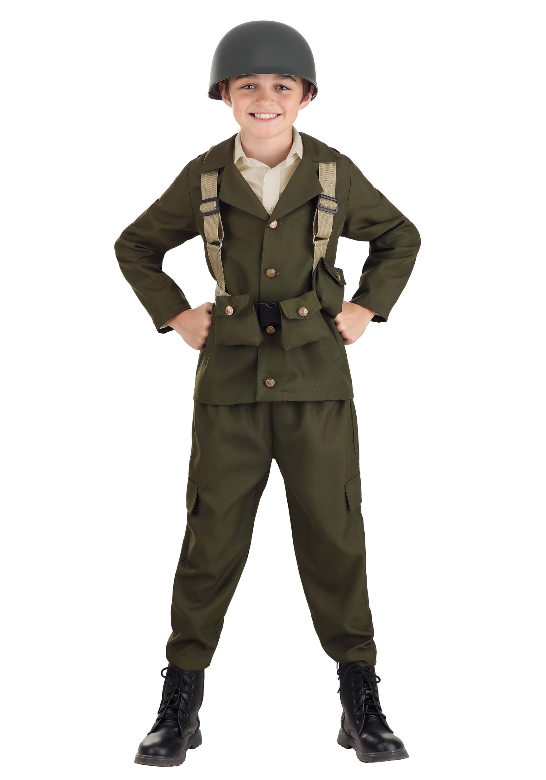 Dress Up America Soldier Costume for Kids Complete Set Army Special Forces  Uniform