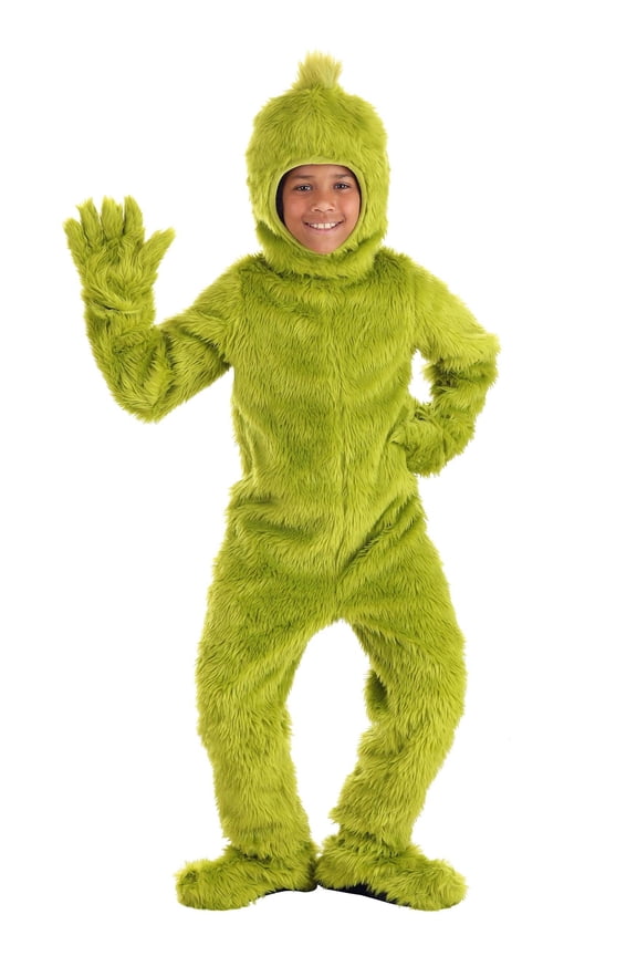 Kid's Dr. Seuss Grinch Open Face Costume