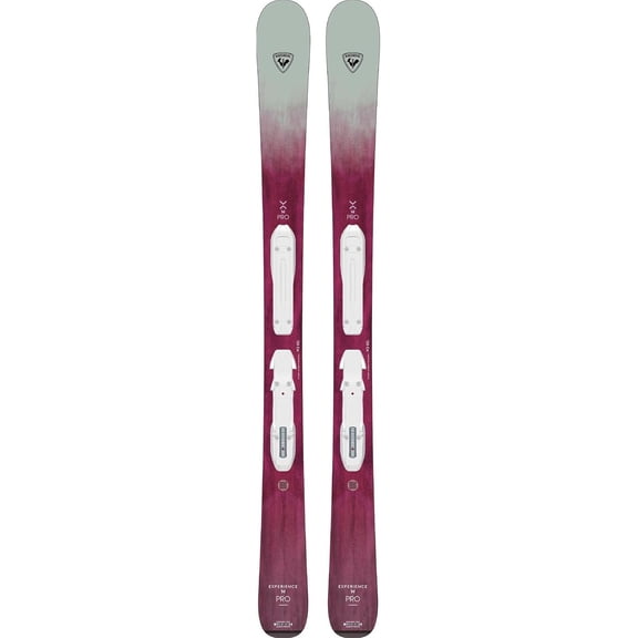Kid's Experience W Pro Lightweight Durable Alpine All-Mountain Snow Skis with Kid 4 GripWalk B76 Bindings