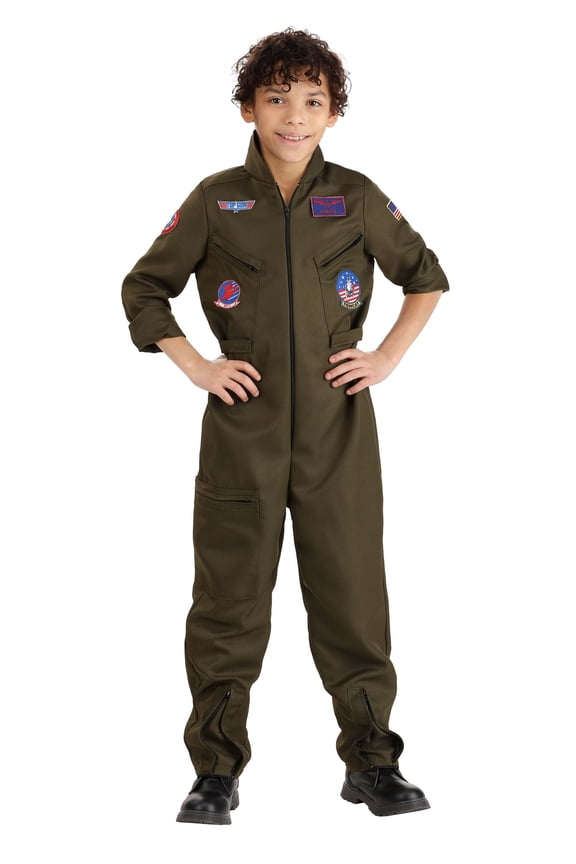 Kid's Flight Suit Top Gun Costume