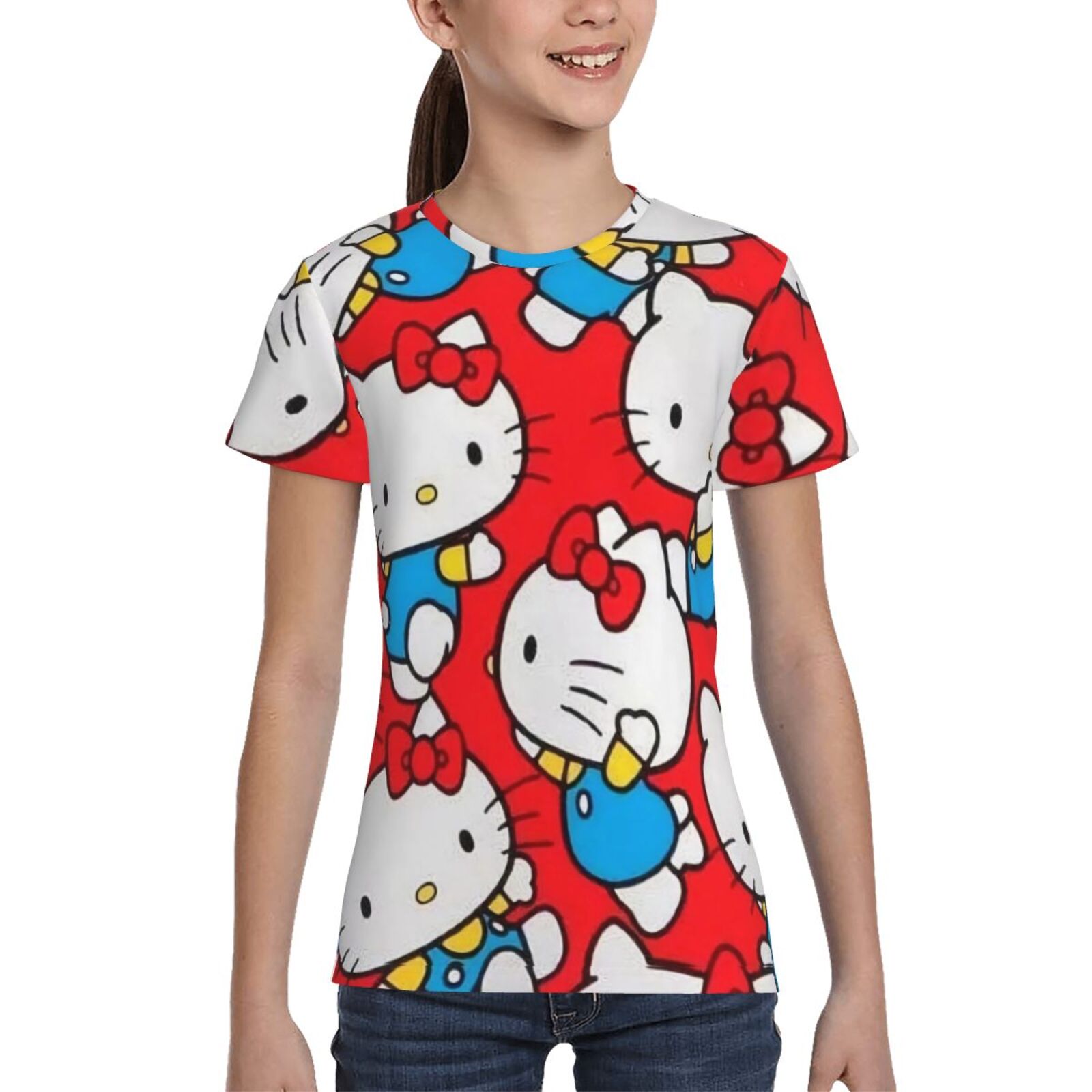 Girls Kitty Wings Long Sleeve T-shirt
