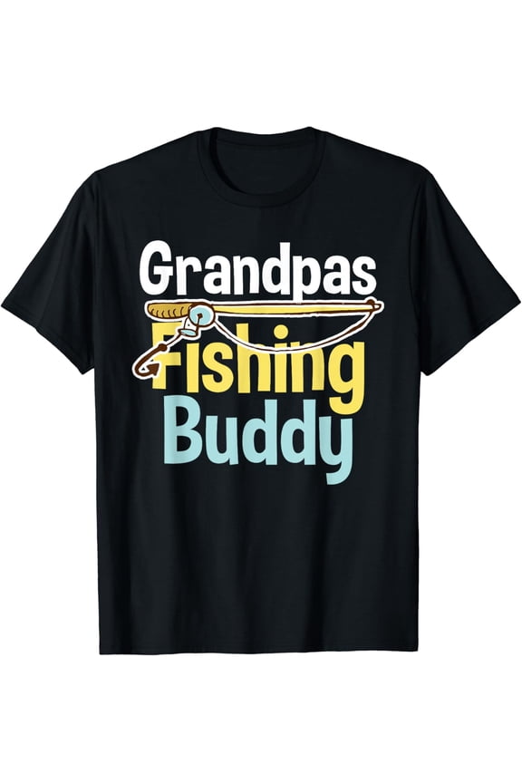 Kid's Grandpa's Fishing Buddy - Fishing T-Shirt