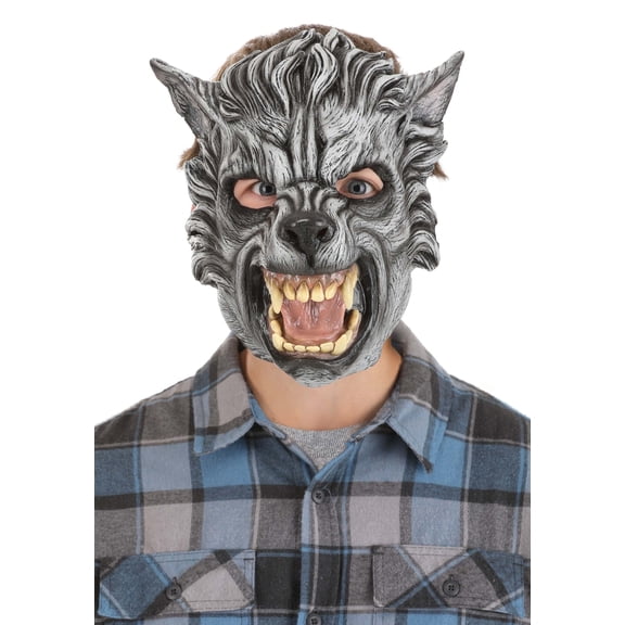 Kid's Grey Wolf Mask