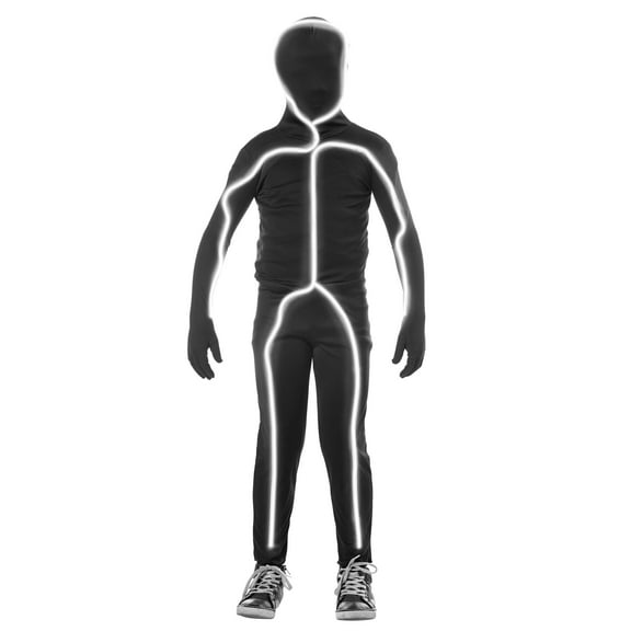 Kid's Light Up Stick Figure Costume