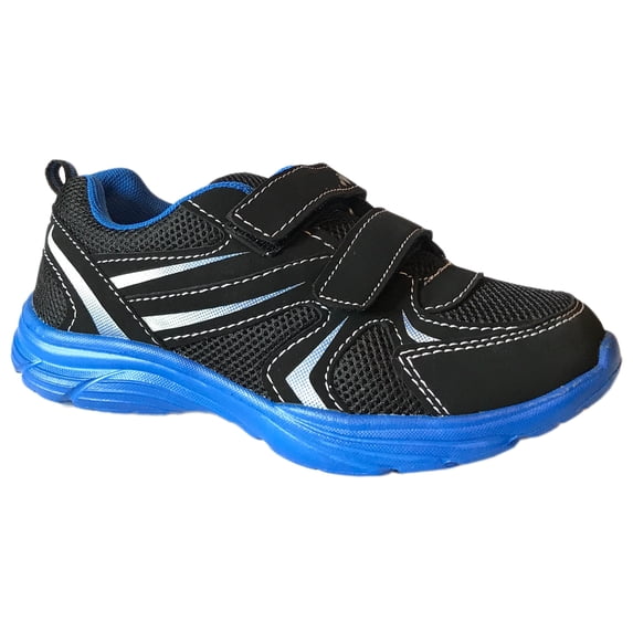 Kid's Light Weight Sneakers Boy's & Girl's Athletic Tennis Running Shoes (Black/Royal, 60310, 10 Toddler)