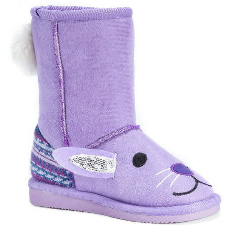 Kid's Lily Purple Bunny Boots 