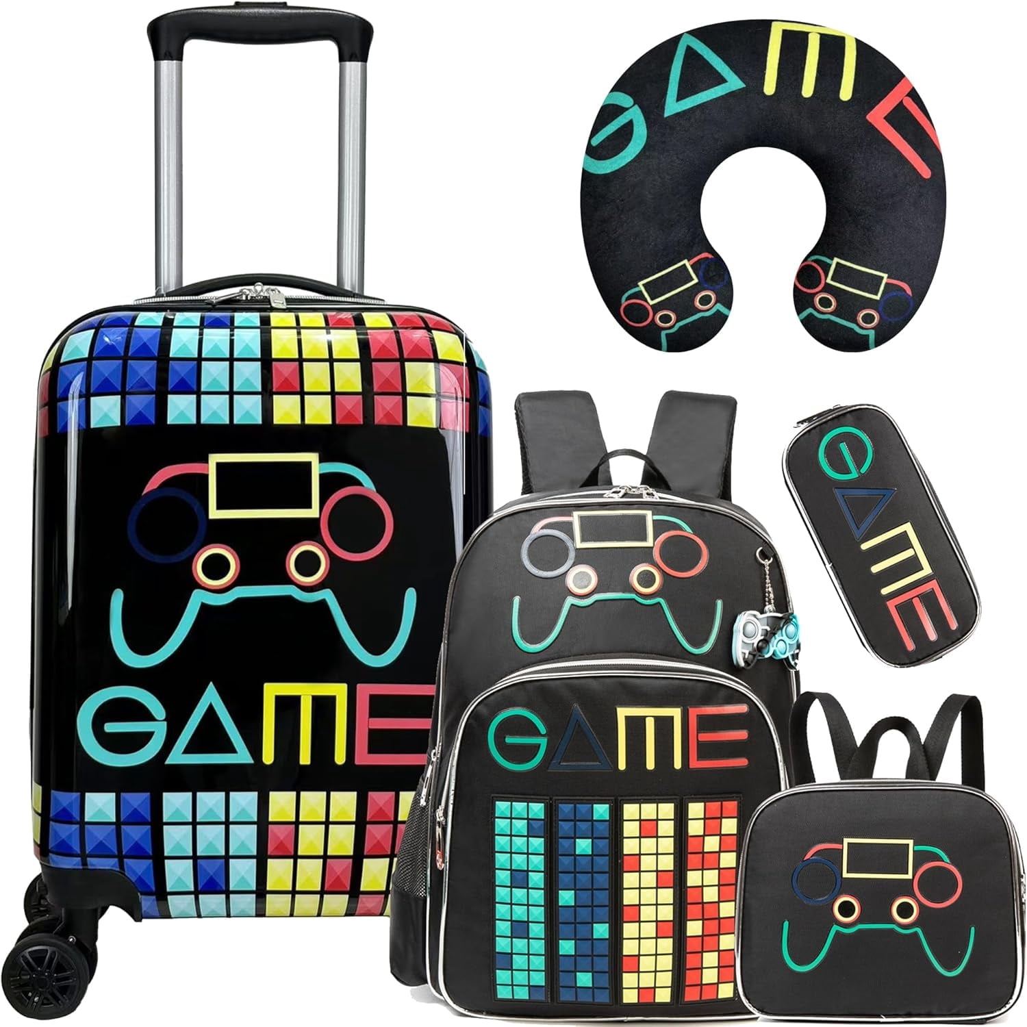 Rolling Luggage Sets for Boys with Wheels,Suitcases with Wheels ...