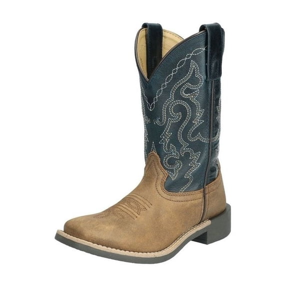 Smoky Mountain Western Boots Boys Midland Brown Distressed 3300Y