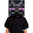 Kid's Minecraft Enderman Costume Mask for Halloween, Adjustable ...
