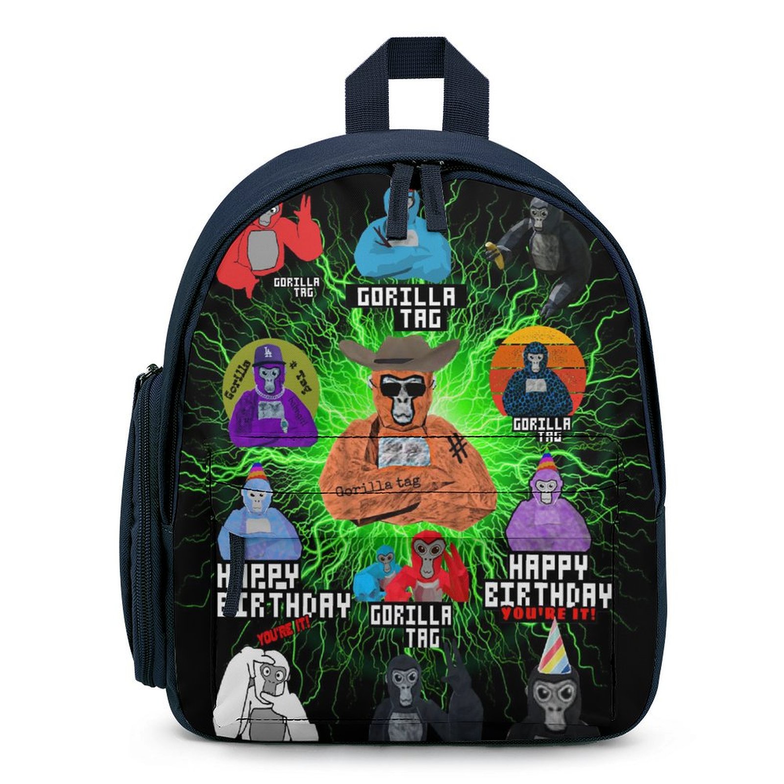Kid's Mini Backpack 12 inch Gorilla Tag Backpack Schoolbag Preschool