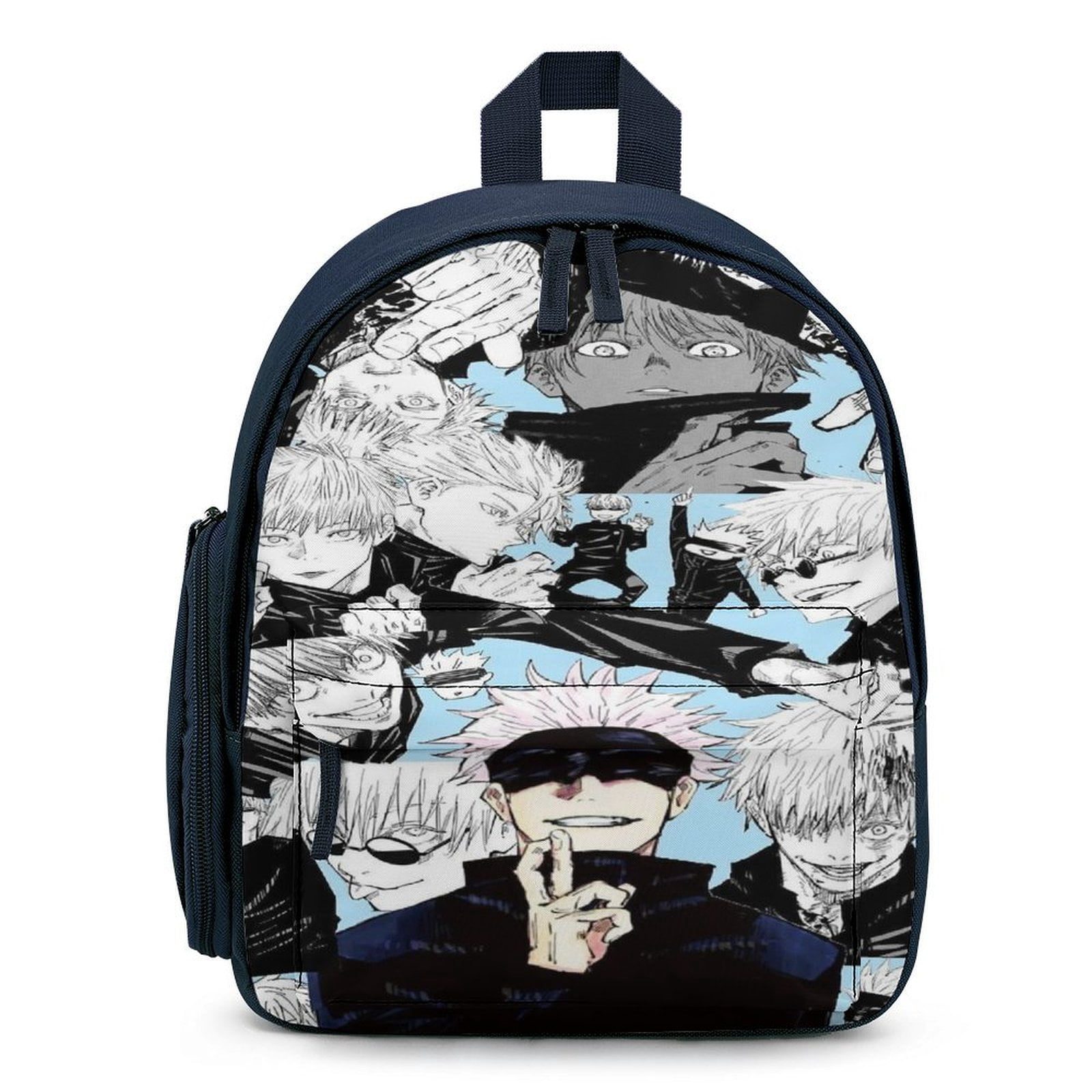 Small Backpack 12 inch Jujutsu Kaisen Gojo Backpack with Front Pocket ...