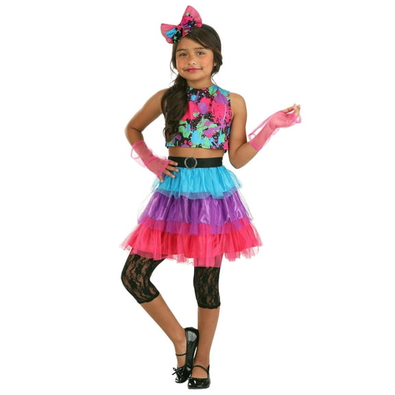 Kid's Neon '80s Costume