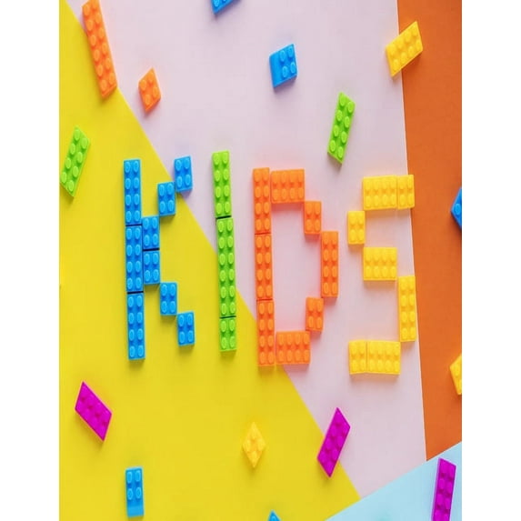 Kid's Notebook: 100 Pages 8.5" X 11" Wide Ruled Line Paper, (Paperback)