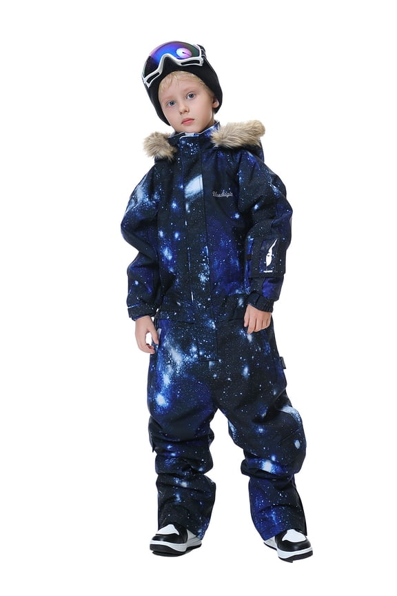 Kid's One Piece Snowsuits Overalls Ski Suits Jackets Coats Jumpsuits Winter Outdoor Waterproof Snowboard Snow Suits for Boys Girls