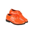 thumbnail image 1 of Kid's Orange Shiny Tuxedo Shoe, 1 of 3