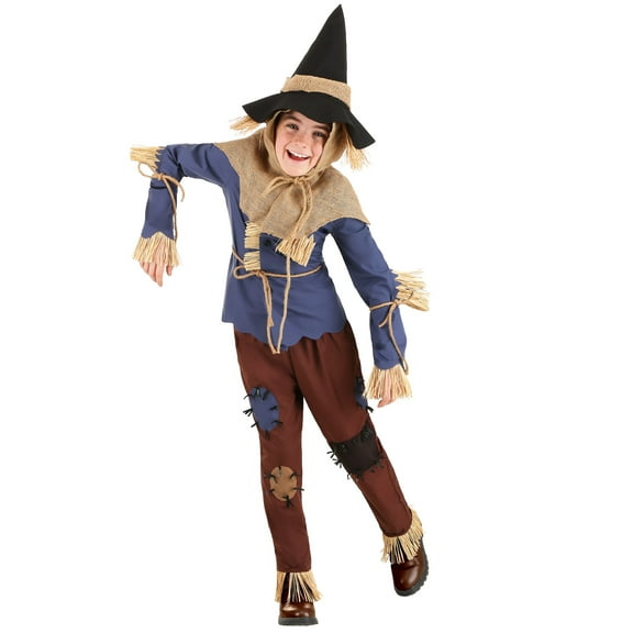 Kid's Patchwork Scarecrow Costume
