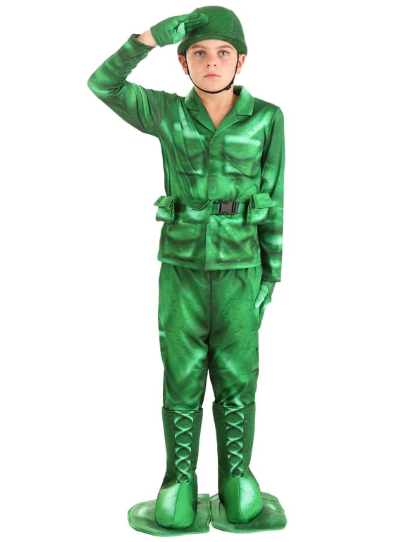 Kid's Plastic Army Man Costume