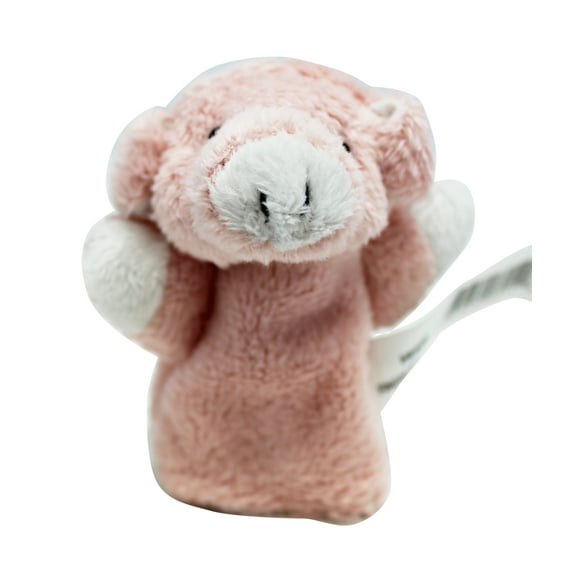 Kid's Plush Animal Finger Puppet: Pig - By Ganz