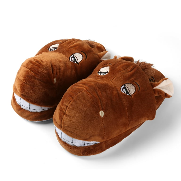SumacLife Children's Plush Animal House Slippers with Non-Slip