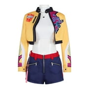 BNNAGGB Kid's Pop Singers Casual Clothes Loose Celebrate Birthday Outfit for Girls 3-12y