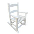 thumbnail image 1 of Kid's Porch Rocking Chair for Indoor or Outdoor Patio Use, Small Wooden Rocker for Kids Ages 6-10, White, 1 of 6