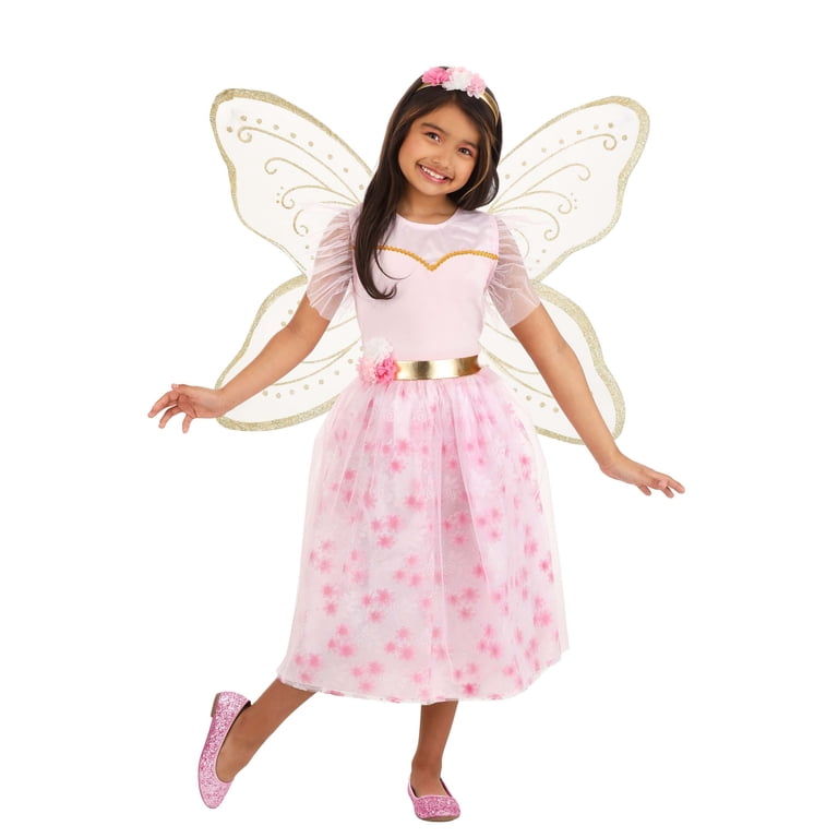 Kid's Premium Pink Fairy Costume