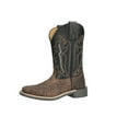 thumbnail image 1 of Smoky Mountain Western Boots Boys Presley Square Toe Brown Black 3320Y, 1 of 1