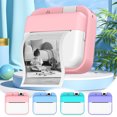 thumbnail image 1 of Kid's Printing Instant Camera Print Build In 2.0 Inch Screen 180 Degree Rotating HD Lens 24 Megapixel Lightweight And Portable Printing Camera Pink, 1 of 8