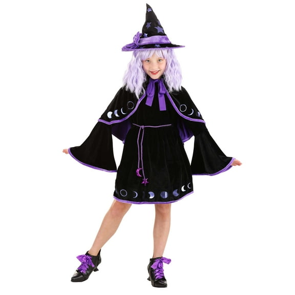 Kid's Purple Star Witch Costume