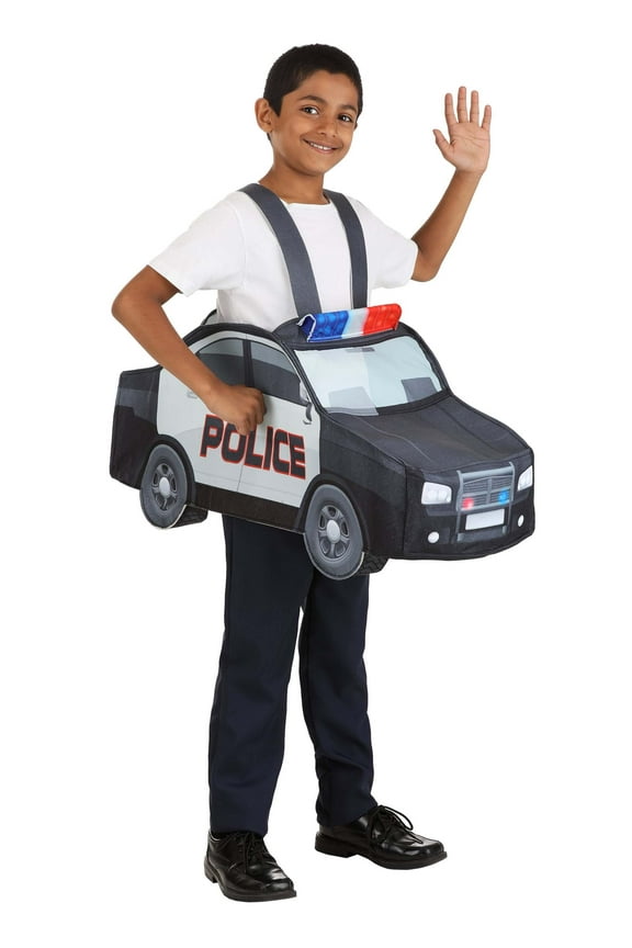 Kid's Ride In Police Car Costume