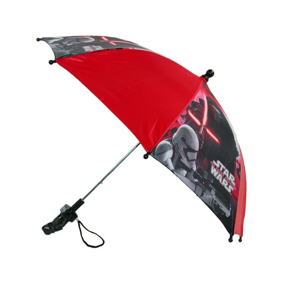 Kid's Star Wars Stick Umbrella with Character Handle, , Size: one size Red