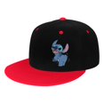 Kid's Stitch Baseball Cap Adjustable Hip Hop Hat Flat Brim Breathable