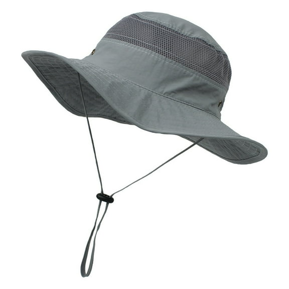 Kid's Sun Hat Wide Brim UPF 50+ Adjustable Bucket Hat for Toddler Boys and Girls - for Sun