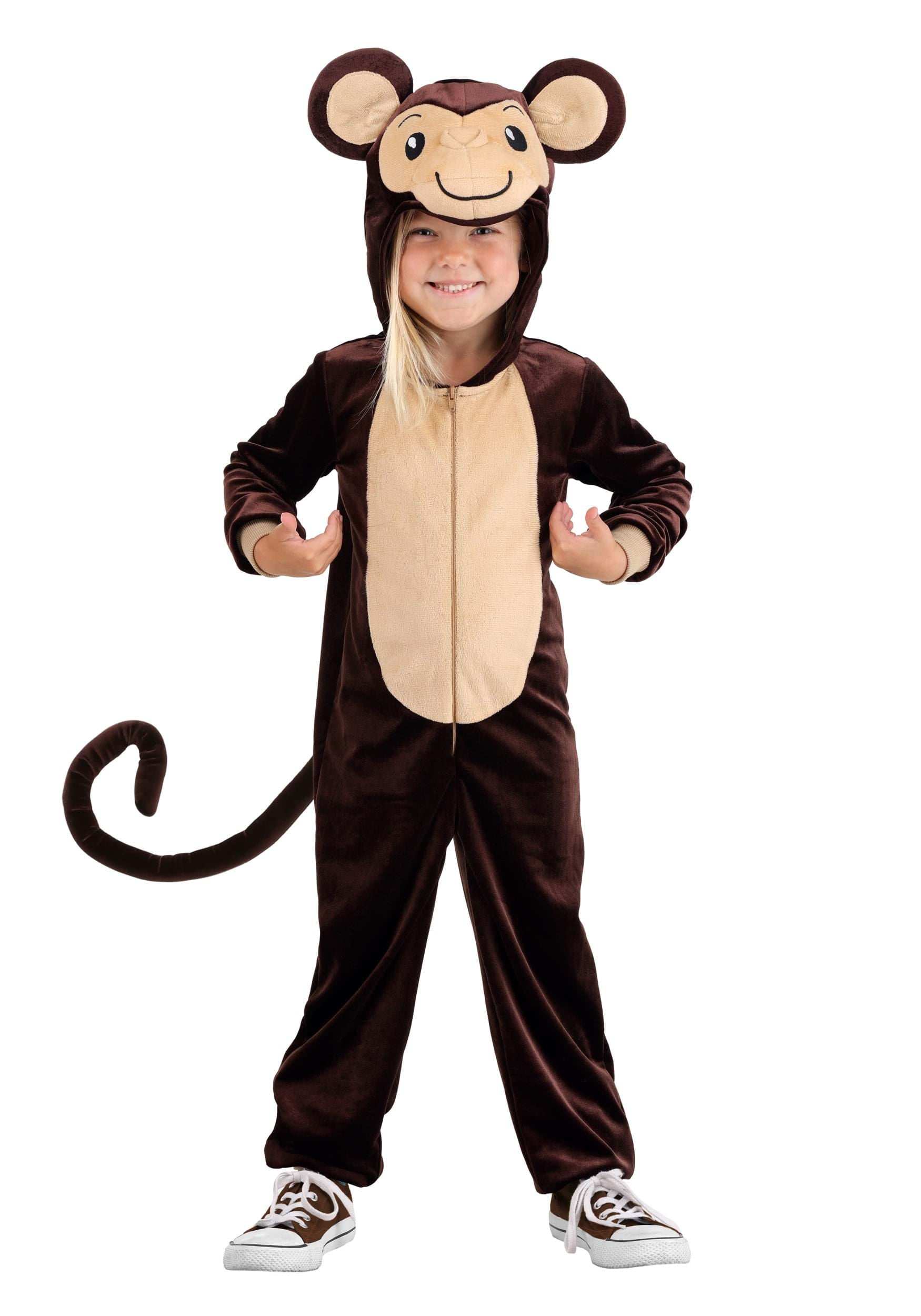 Kids Toddler Unisex Mischievous Monkey Costume main image 1
