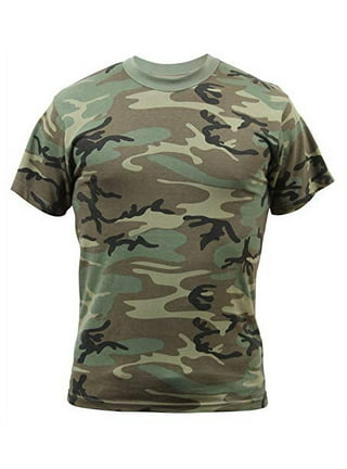  Old Glory Green Woodland Camo Mens Soft T Shirt : Clothing,  Shoes & Jewelry