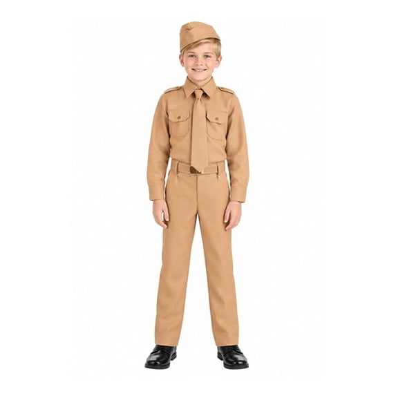 Ww2 Navy Rates Kid's WW2 Army Costume | Military Costumes - Walmart.com