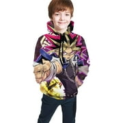 Kid's/Youth Hoodies Yu-GI-Oh Children's 3D Printing Unisex Pullover Hooded Sweatshirts for Boys/Girls