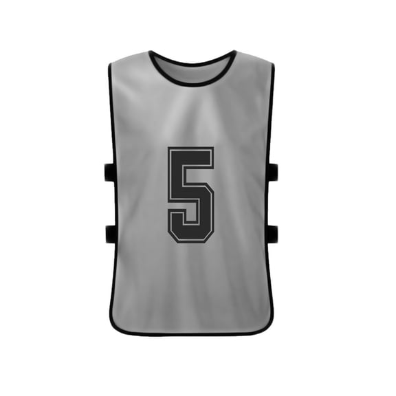 Kid's Football Pinnies Kid Soccer Pinnies, 12 PCS Quick Drying Soccer Jerseys Bright Numbered Bibs for Youth Sports Basketball Football Team Training