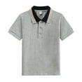 thumbnail image 1 of Kids Boys' Polo Shirts Shirt For Boys Kids Short Sleeve Shirts Button Up Shirt Boys 5-6 Years, 1 of 4
