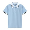 thumbnail image 1 of KidBoys Polo Shirt Polo Shirt Boys Short Sleeve Tops Summer Polo Shirt 4-5 Years, 1 of 3
