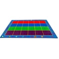 thumbnail image 1 of KidCarpet.com ABC Rainbow Seating Classroom Rug with 24 Seats 7’6” x 12’ Rectangle – Kids Educational Learning Rug for Preschool, Kindergarten, and Elementary School, 1 of 2